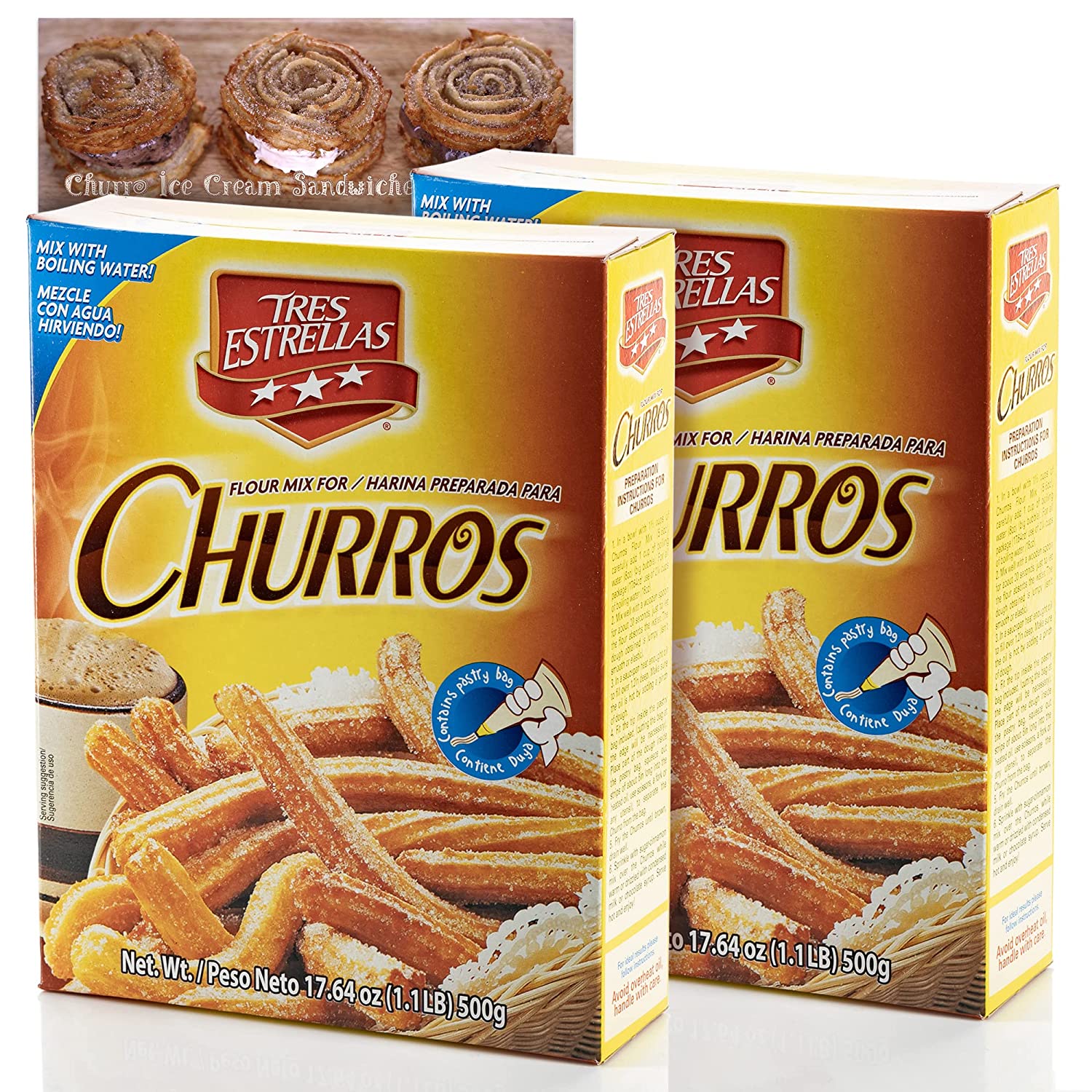 img -Tres Estrellas Flour Churro Mix